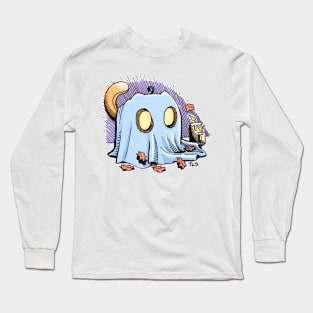 Ghost-kitt Long Sleeve T-Shirt